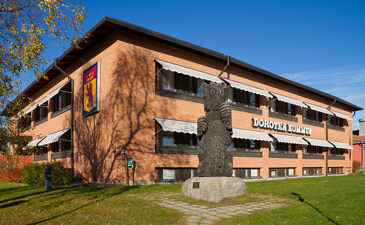 Arkivbild: Kommunhuset i Dorotea
